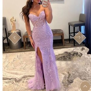 Berlinnova lilac Mermaid Sweetheart Prom Dress With Appliques